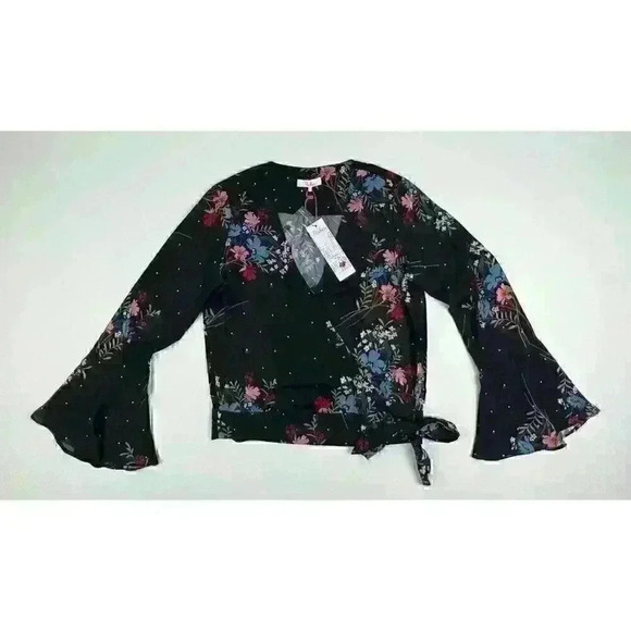 Parker Tops - NEW! Parker Women's XS Floral V-Neck Bell-Sleeve Blouse NWT $245